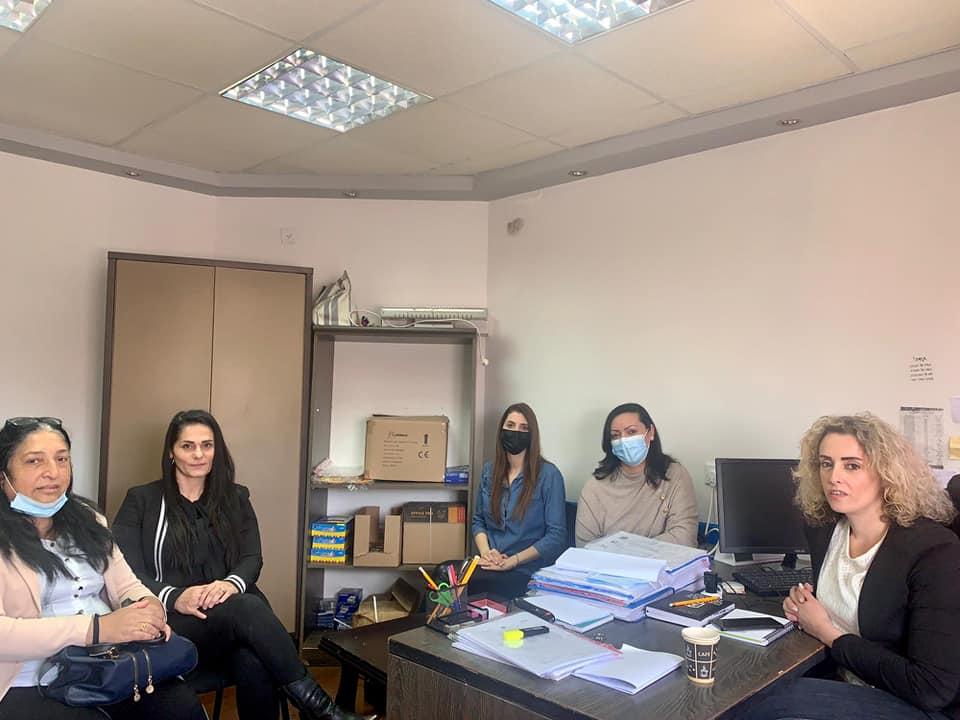 لقاء مدراء ومديرات أقسام مجلس المغار المحلي من أجل وضع خطة عمل استراتيجية لمناهضة العنف ضد النساء